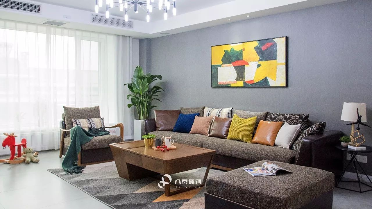 淄博龙凤苑四口之家，现代风打造舒适宜居空间-12