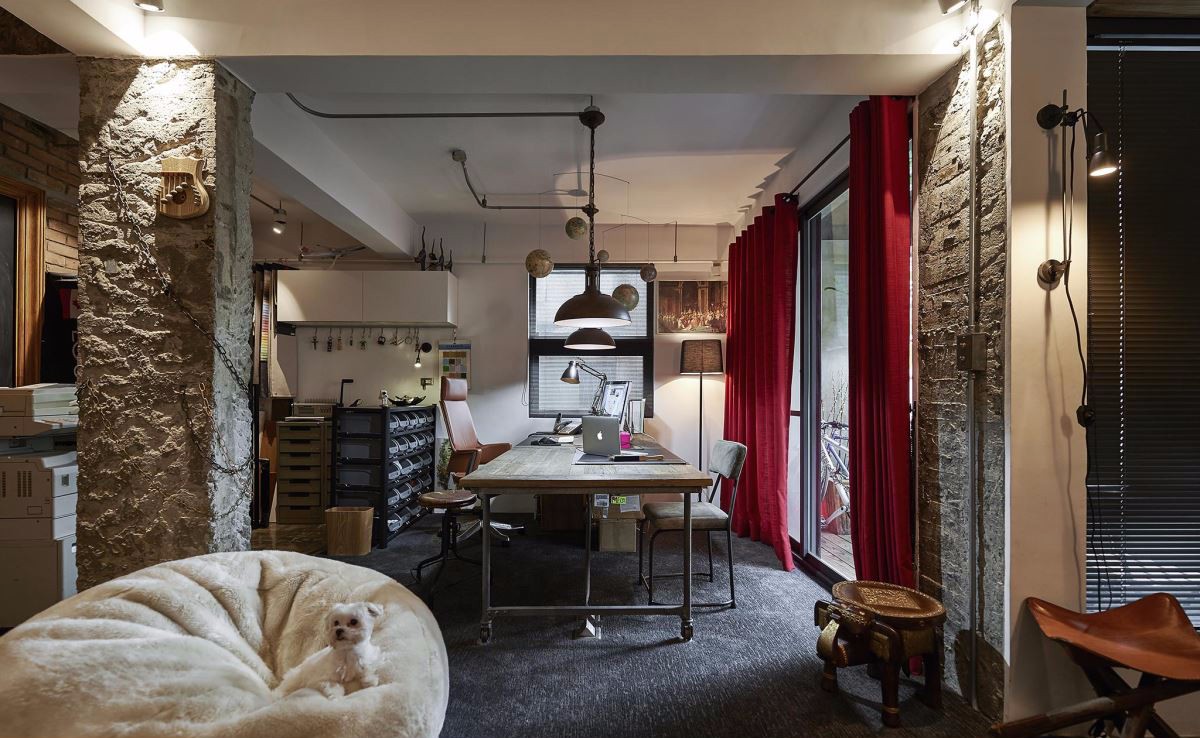 创意无限工业风 老宅变设计办公室-6