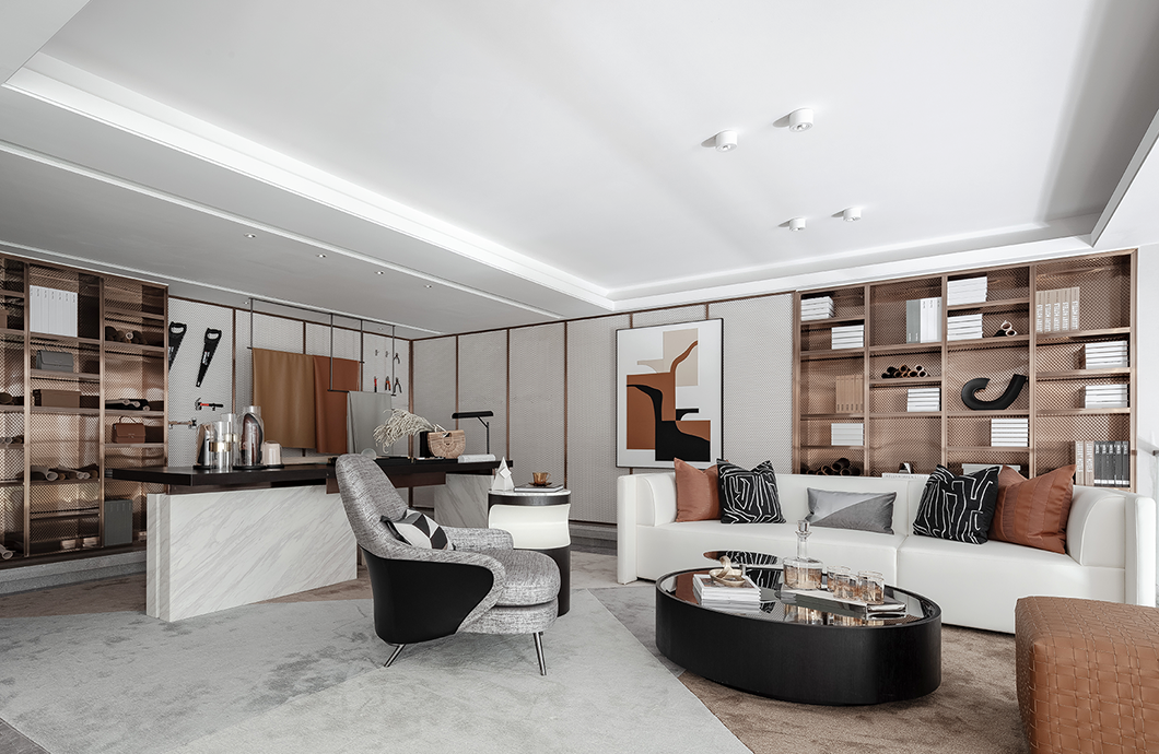 现代城市别院 | 简约几何与激情色彩的完美融合-26