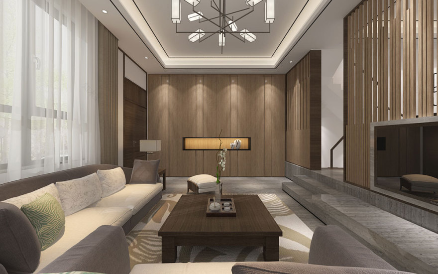 上海院子新中式别墅设计,传承中华文化底蕴-11