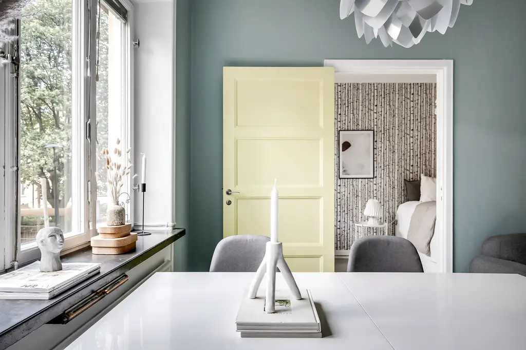 清新自然的 42m2 一室公寓设计-8