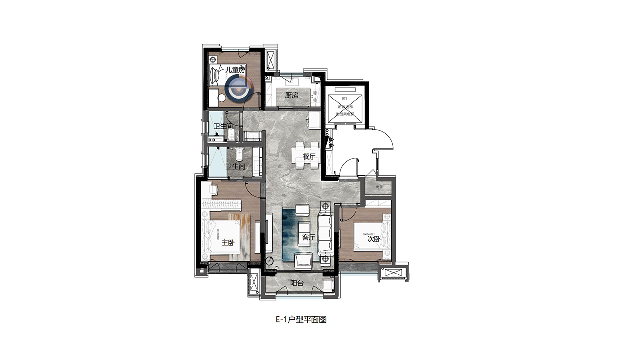 兰州万科城 E·1 户型-29