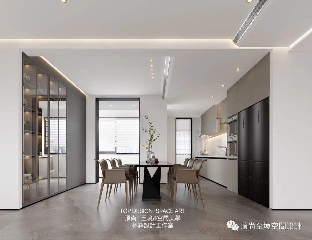 极简生活空间 · 哈尔滨和悦府一期设计丨中国哈尔滨丨頂尚·至境&空間設計-19