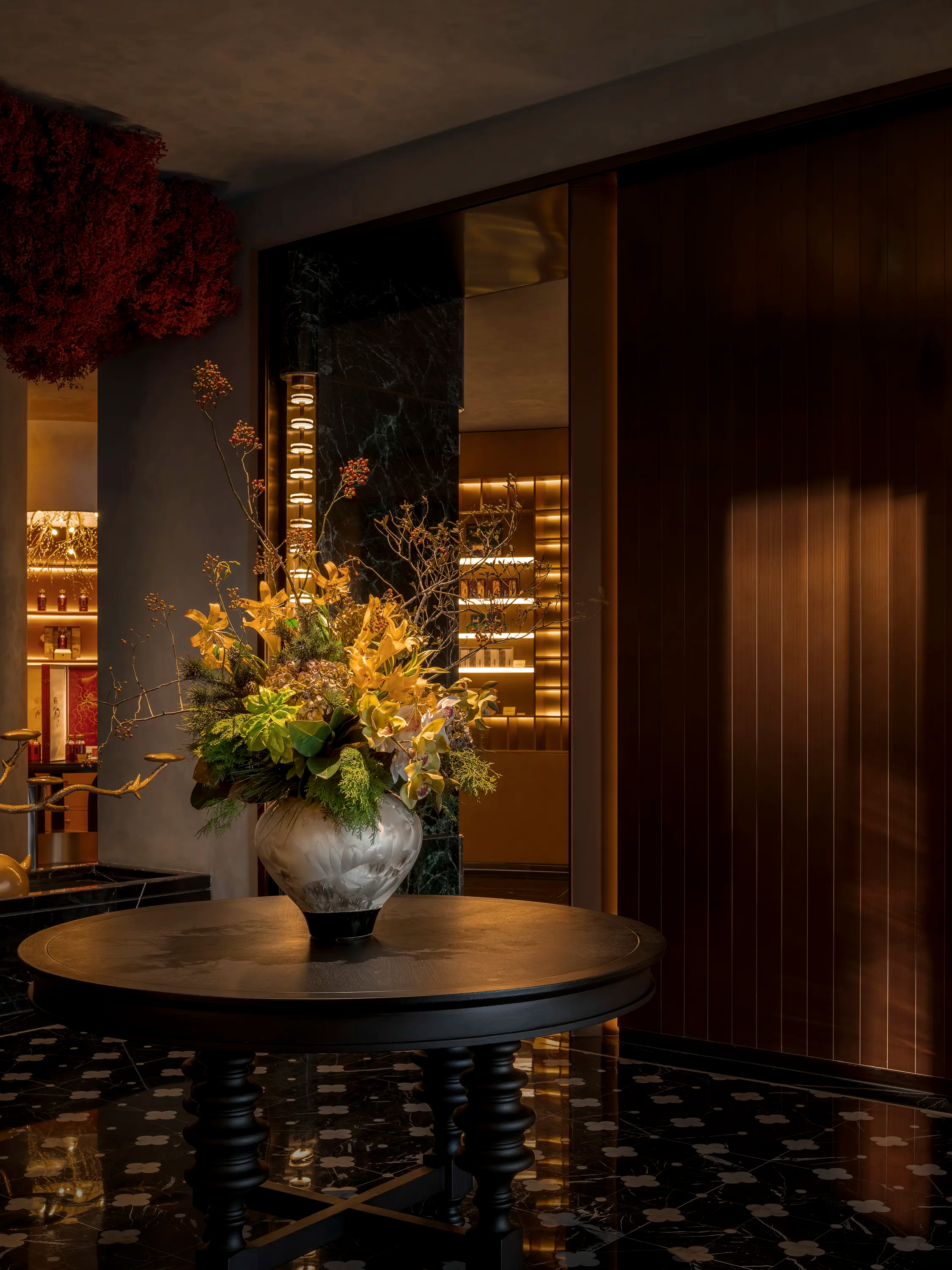 中福鹿餐厅「中福鹿宴 京华御启」丨中国北京丨杭州肯纳辰惠空间设计有限公司-19