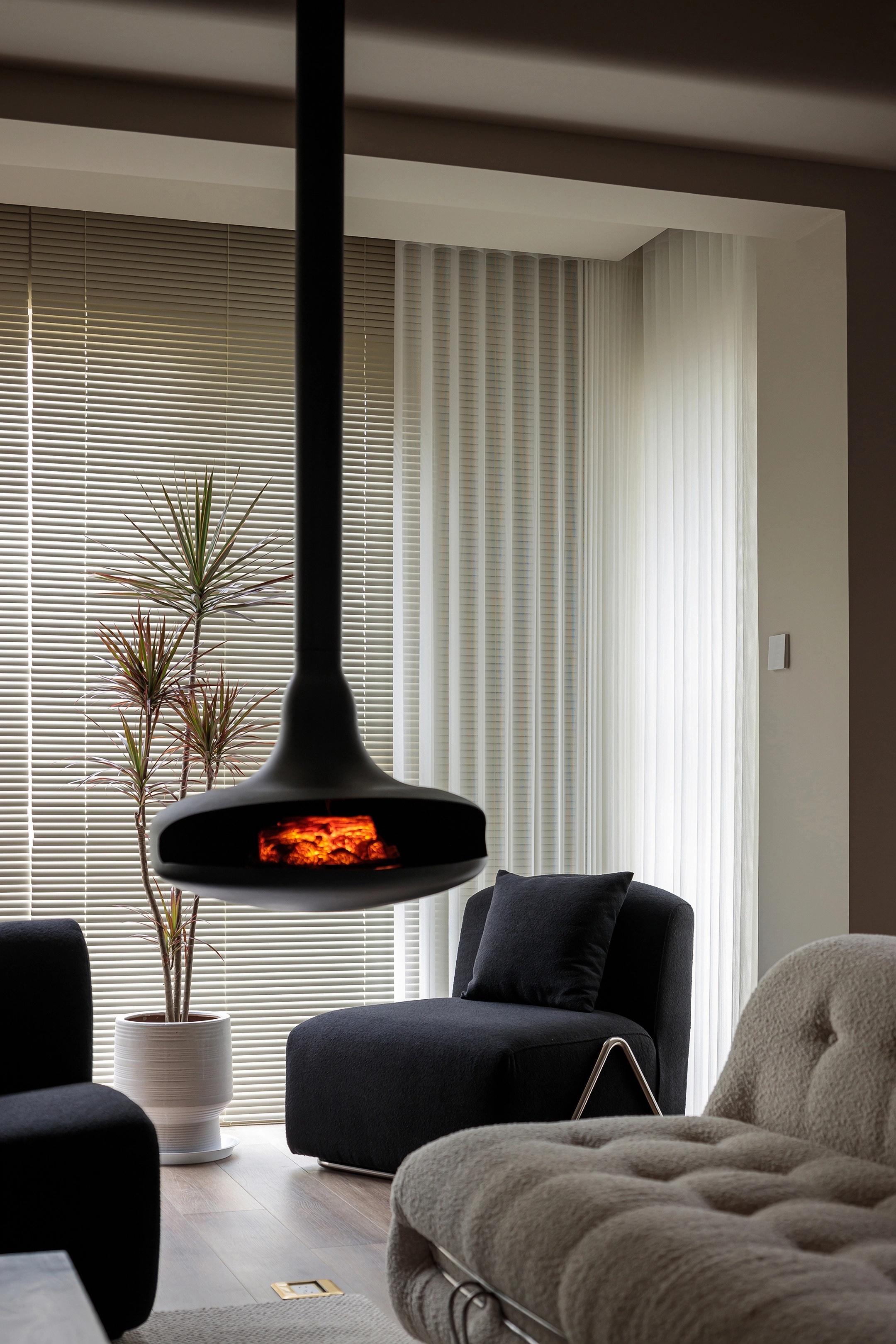 120m²中古侘寂 · 落地一套家居博主的家丨中国眉山丨壹佳一舍设计-10