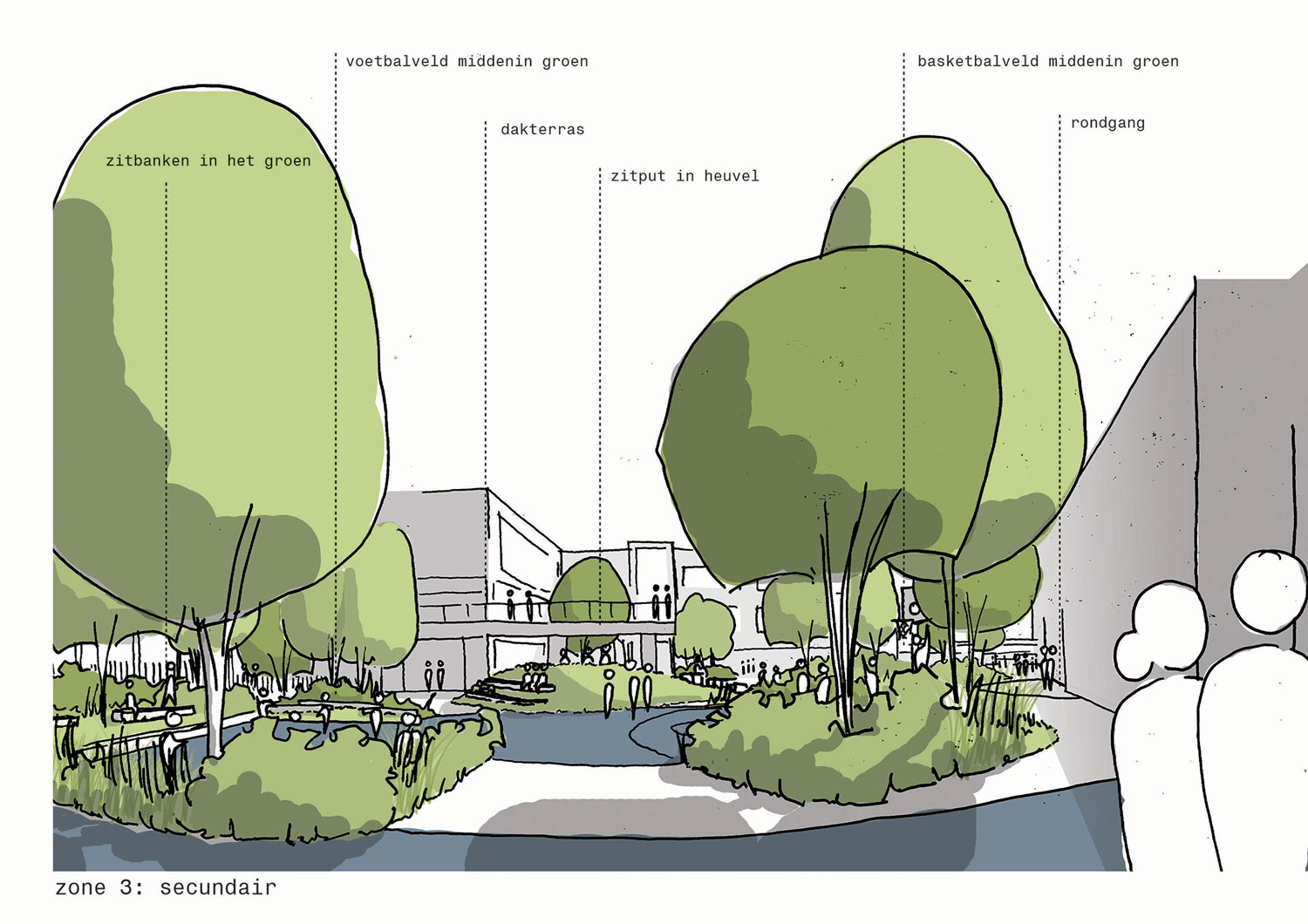 比利时校园灰色操场变身绿色冒险乐园-23