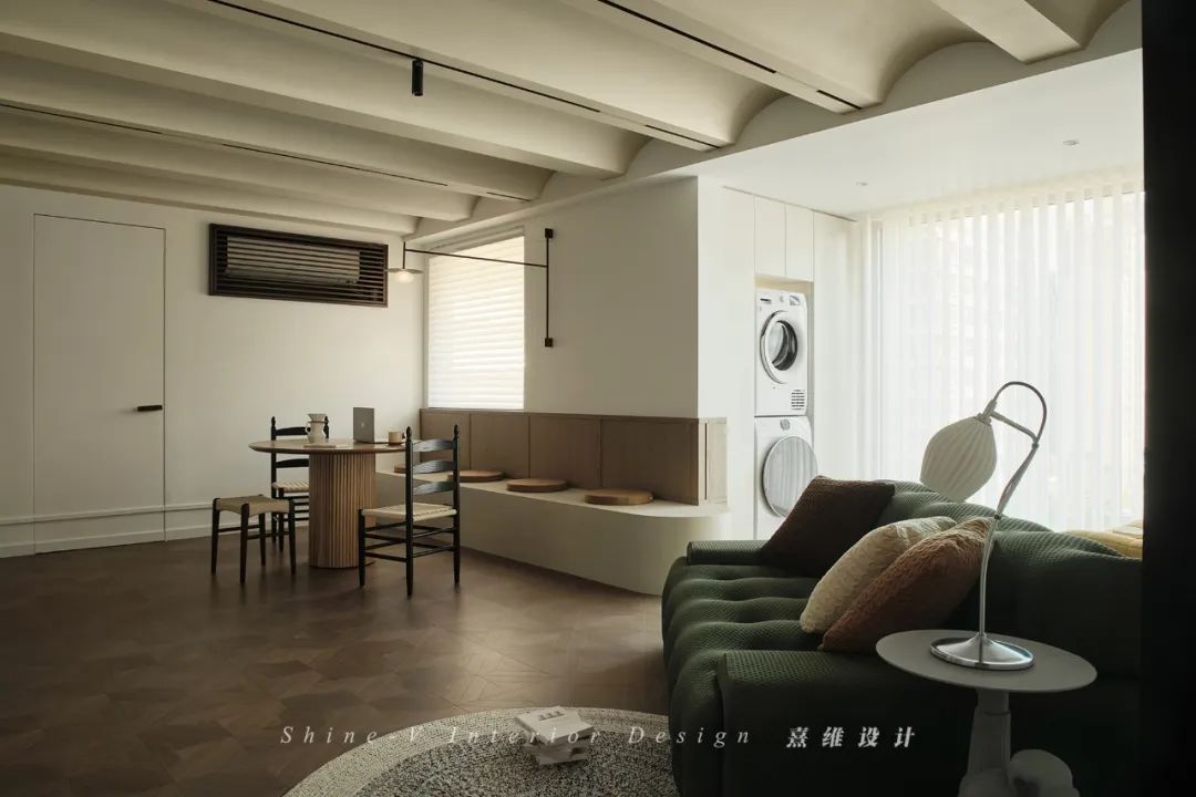 悦己 · 复古波浪吊顶咖啡厅之家丨中国南京丨熹维设计-29