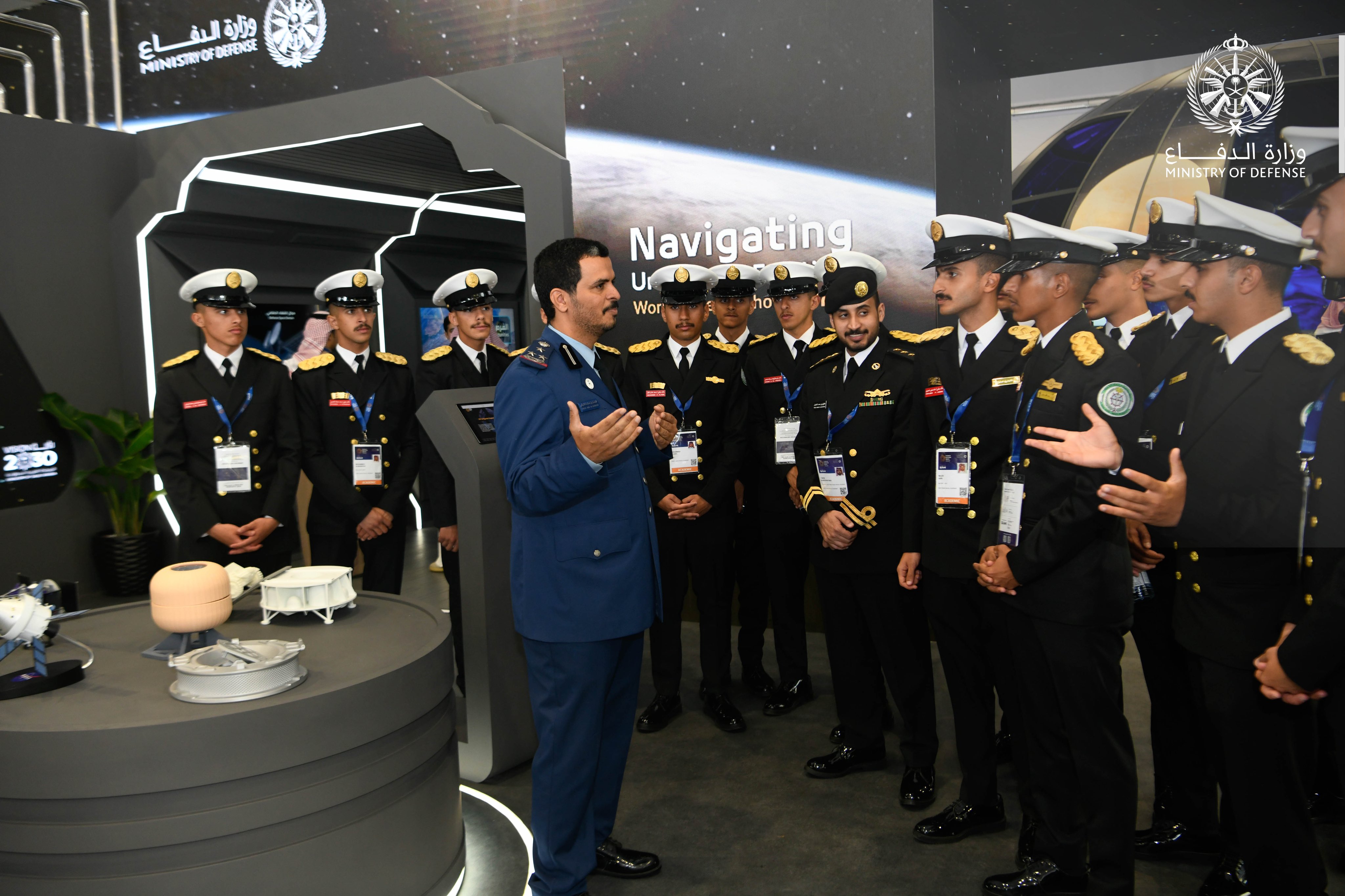 沙特国防部 2024 年世界国防展展览空间设计-9