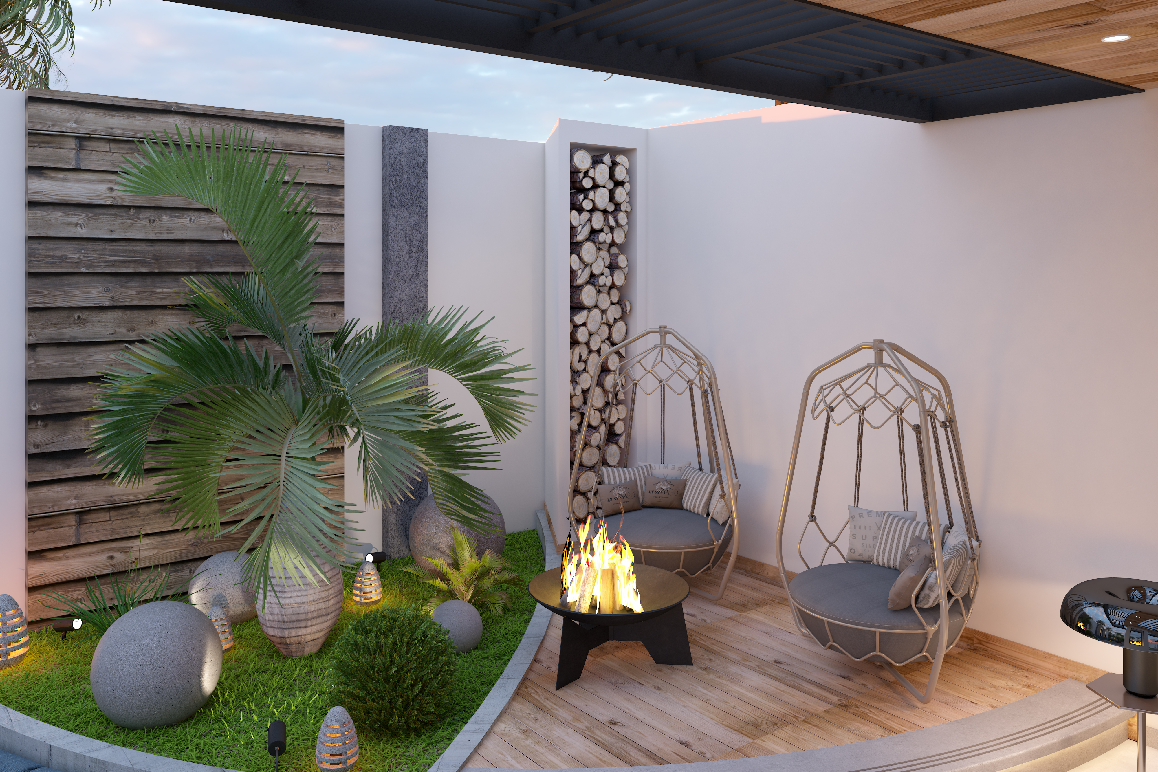 别墅后院花园丨laarte.ae-16