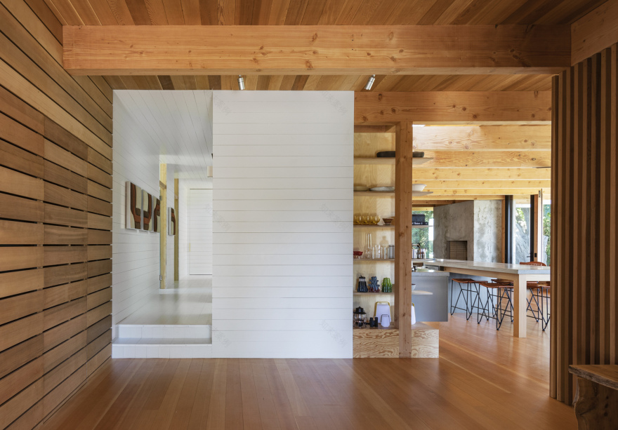 周末家庭度假屋丨美国纽约丨Koning Eizenberg Architecture-21