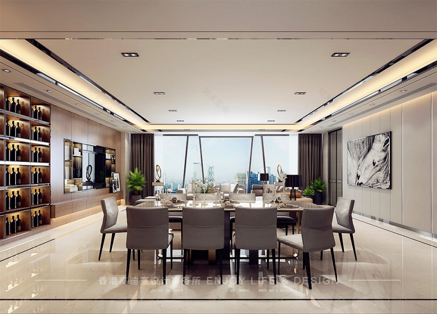 望京绿地中心 375样板间设计-11