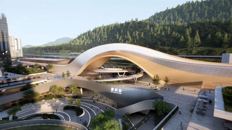 惠阳站综合交通枢纽丨中国惠州丨Aedas-26