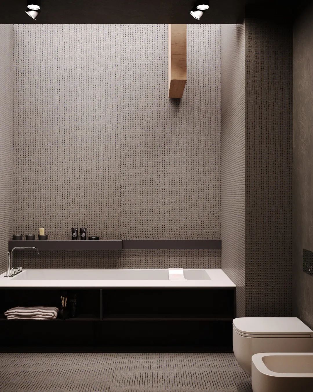 现代简约灰调空间设计-35