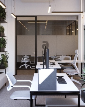 Дизайн проєкт офісу, вул. Короленківська 4 БЦ Gradient