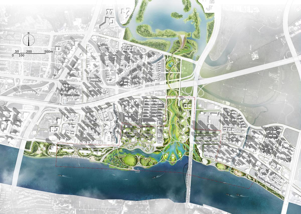 广州CBD南区新城市景观（大湾区新门户）设计丨中国广州丨德国安博戴水道,德国RSAA建筑事务所,庄子玉工作室-12