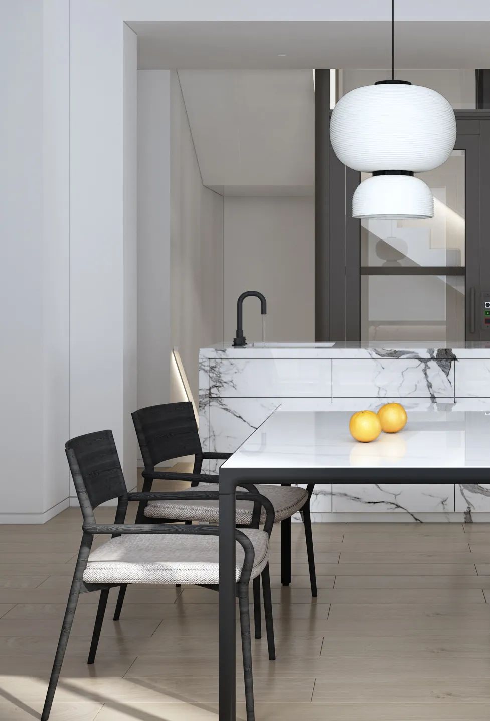 绍兴夏宫豪庭 | 光与影的简约精致美学-22