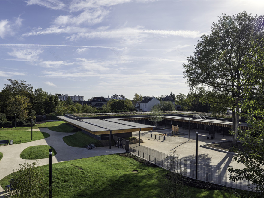 法国带有运动设施的学校综合体-3