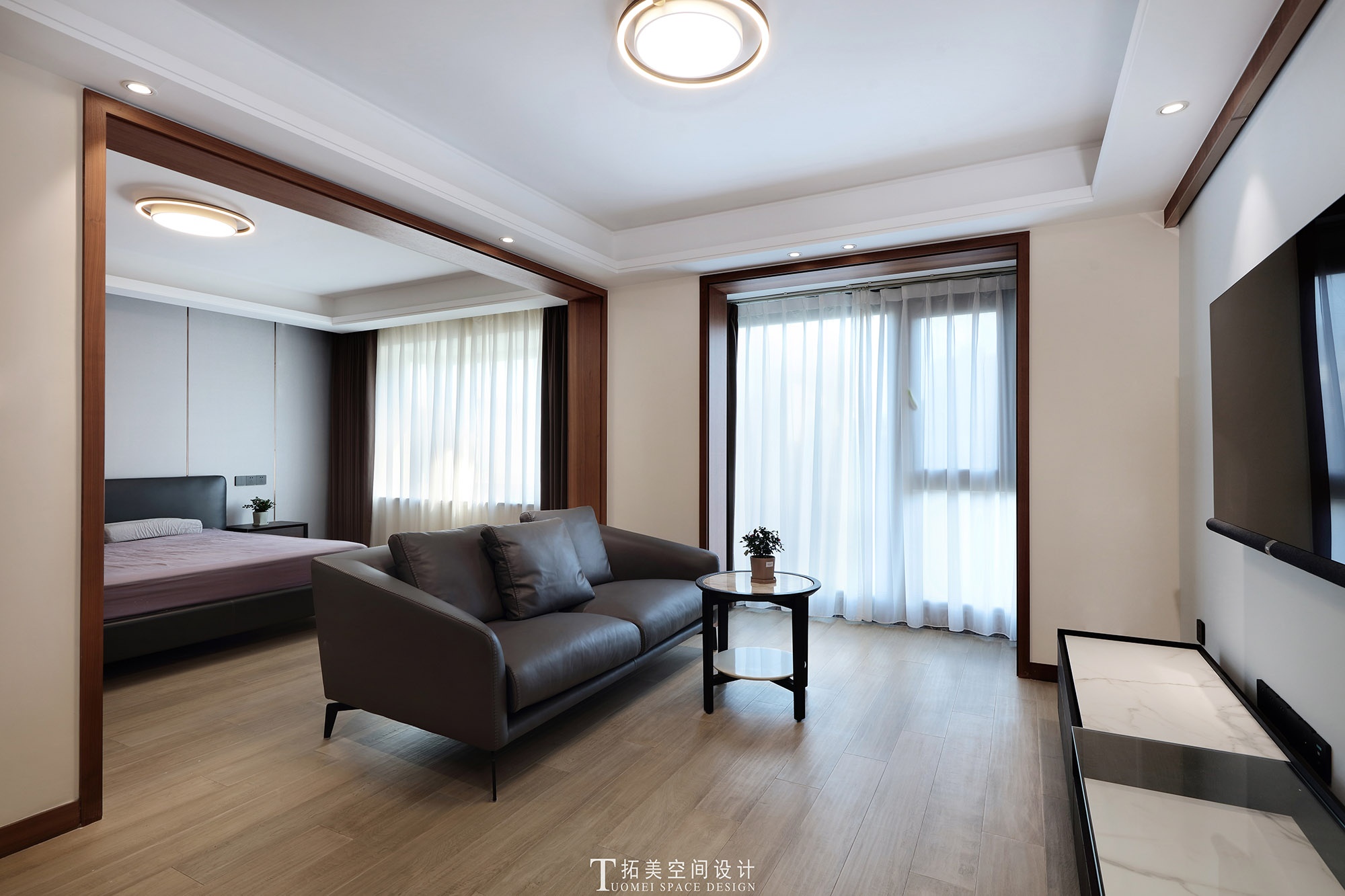 280㎡现代顶层复式丨中国丨拓美空间设计-42