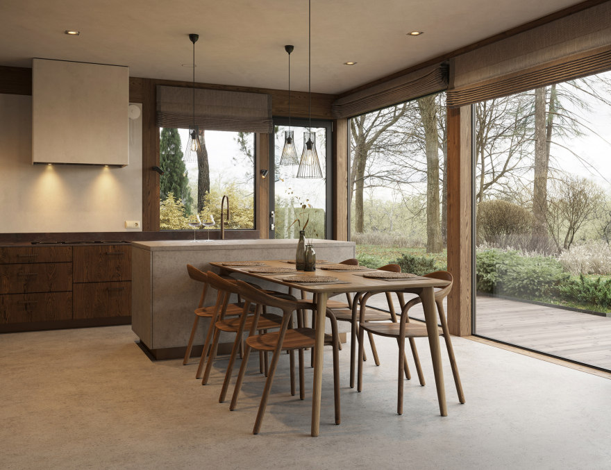 白俄罗斯半木结构房屋室内设计-5