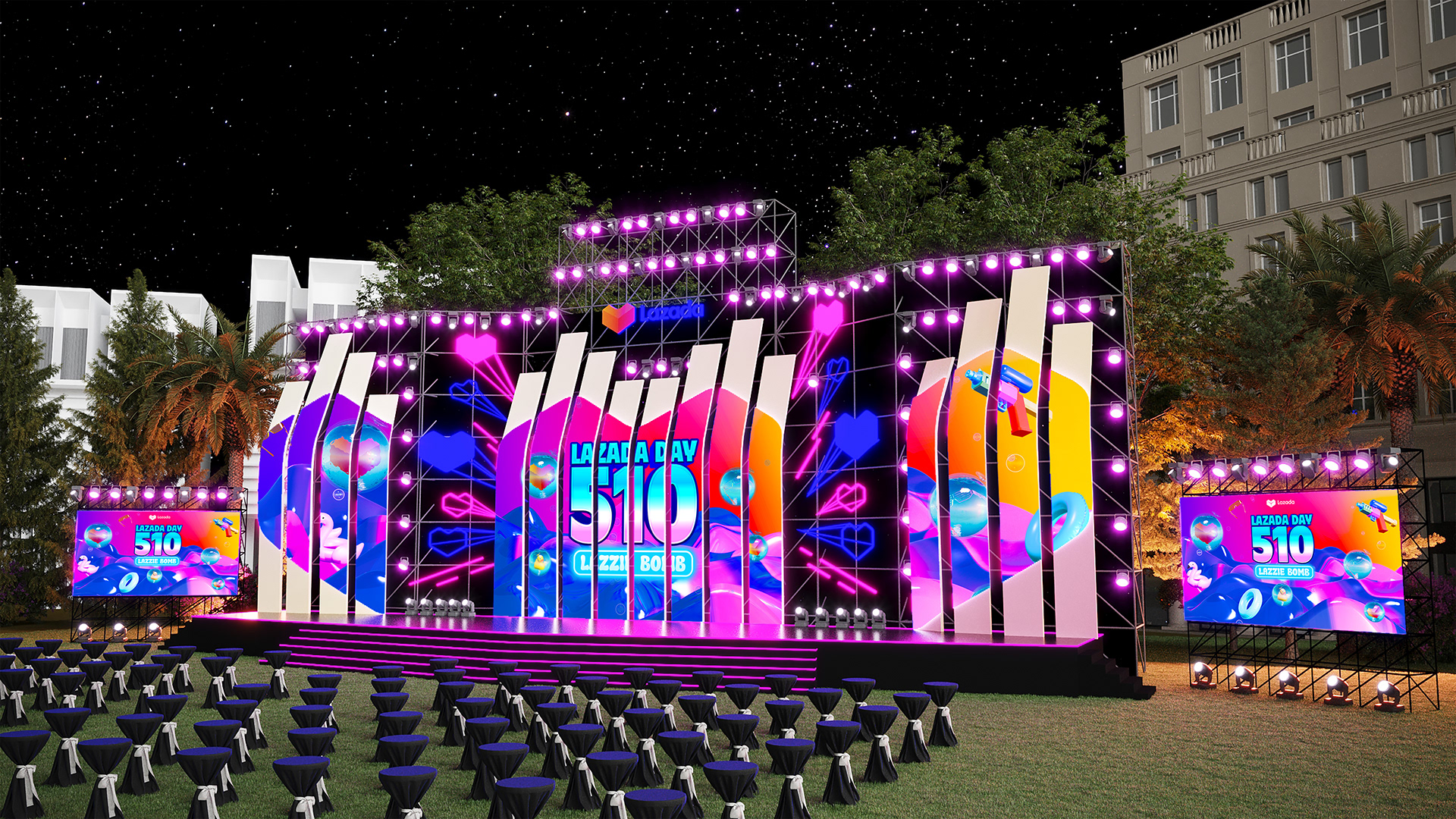 来赞达510大促（2024年）

注：LAZADA是东南亚地区知名的电商平台来赞达，DAY 510推测为该平台类似双11这样特定日期的促销活动，直译为510日表意不明，意译为510大促更符合语境 -7