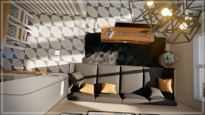 5×7米带3卧室房屋设计-26