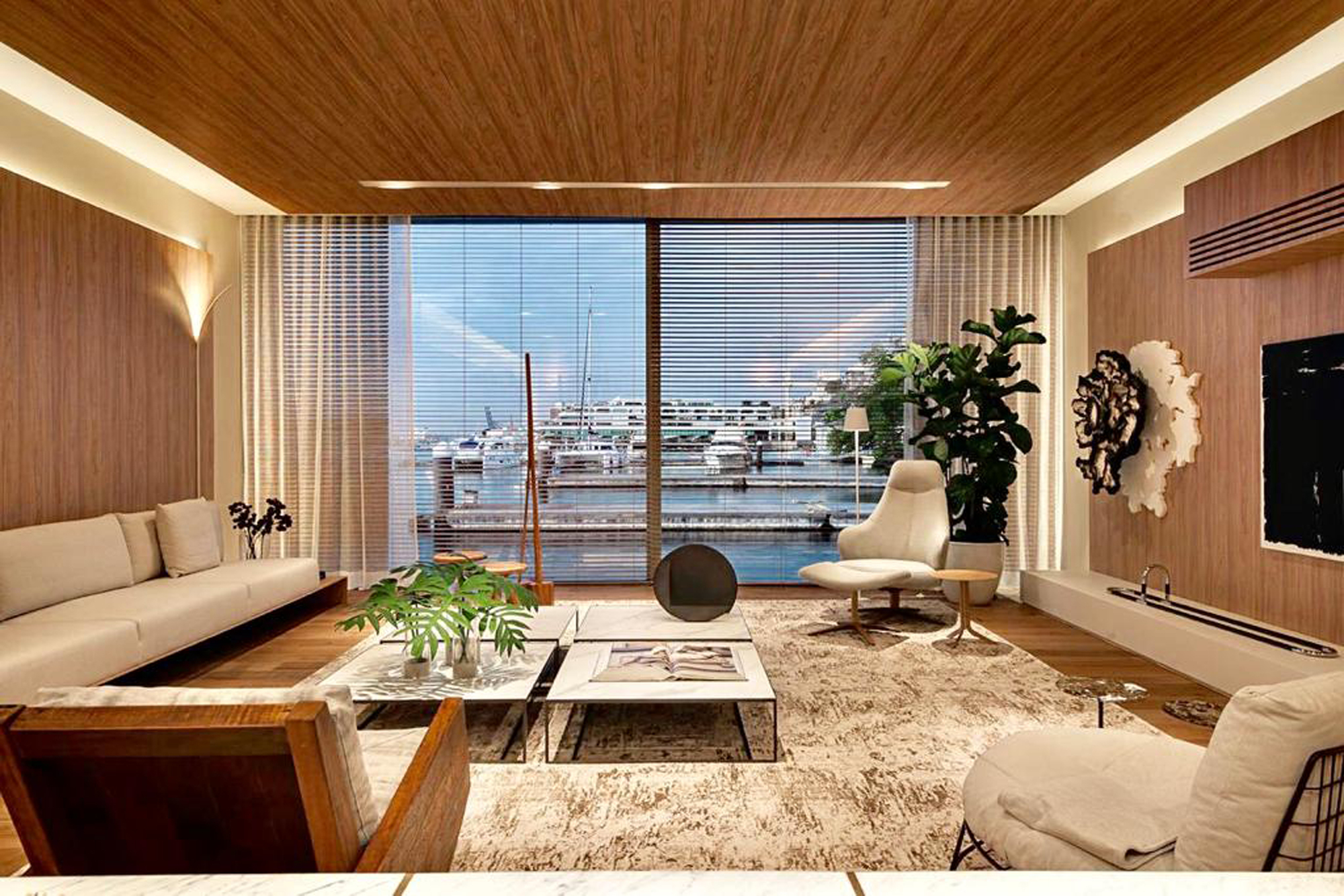 巴西海滨度假屋的现代与传统融合-7