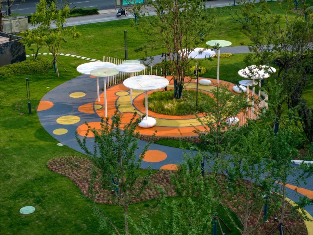 无锡金融街道路周边绿化景观丨中国无锡-25