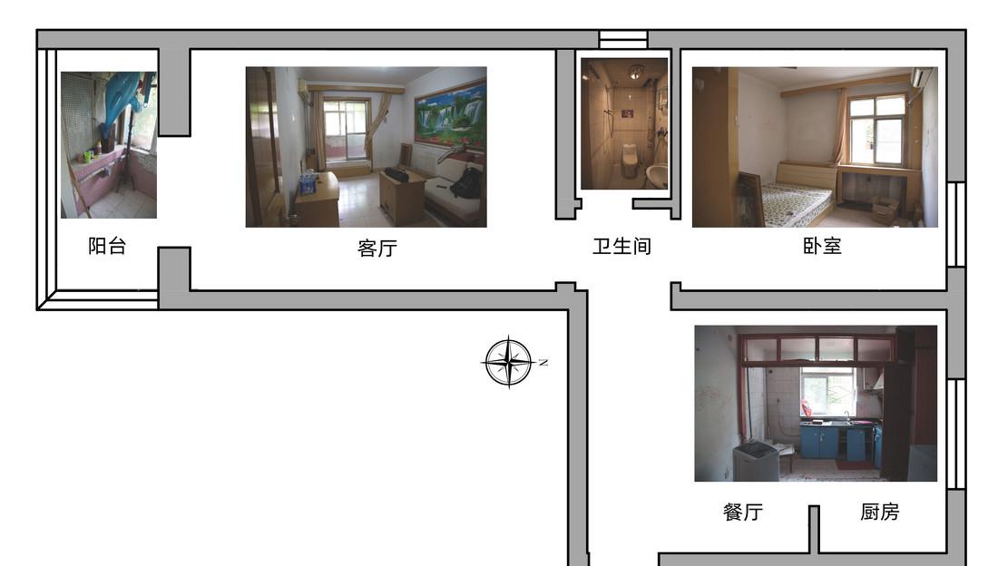 44㎡北欧风独居男士家，空间利用与功能兼具-0