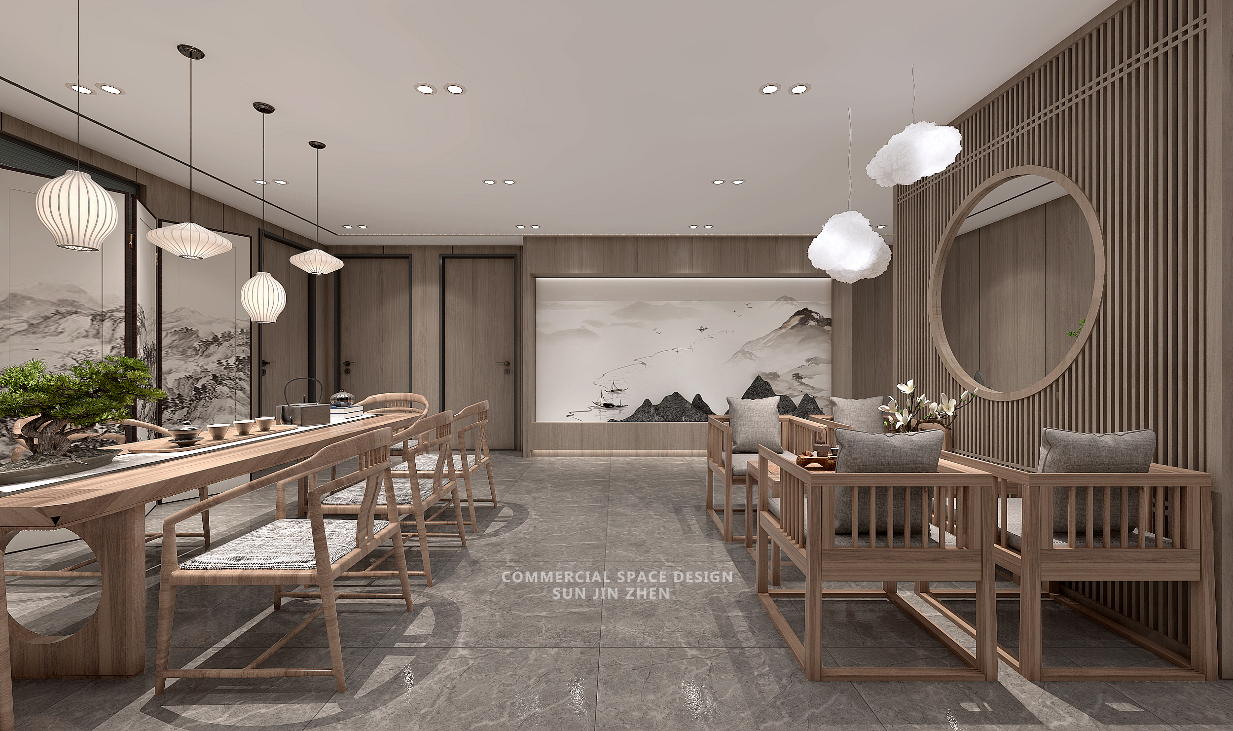 江西新中式会客区改造设计丨中国江西丨孙金甄（北京）室内建筑设计有限公司-9