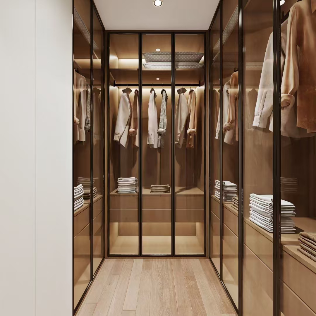 轻奢风挑高小别墅设计丨天恒装饰-9