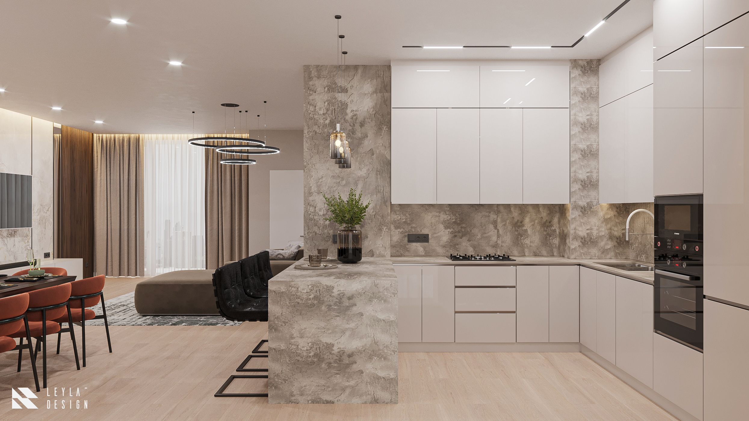 复式住宅丨leyla design-14