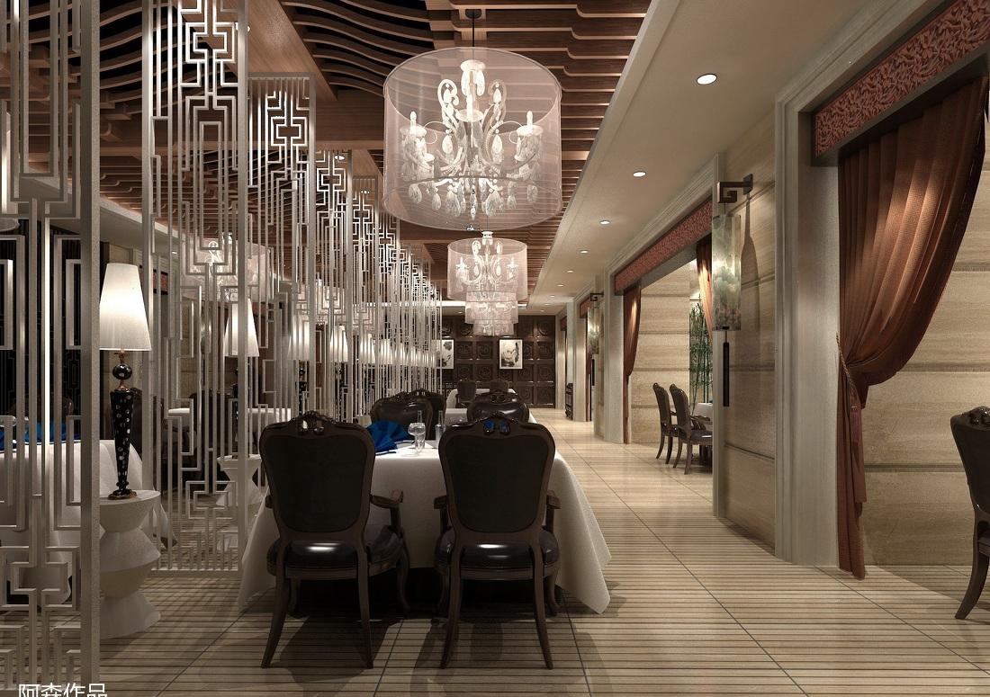 
阿森设计-紫檀食府 -3