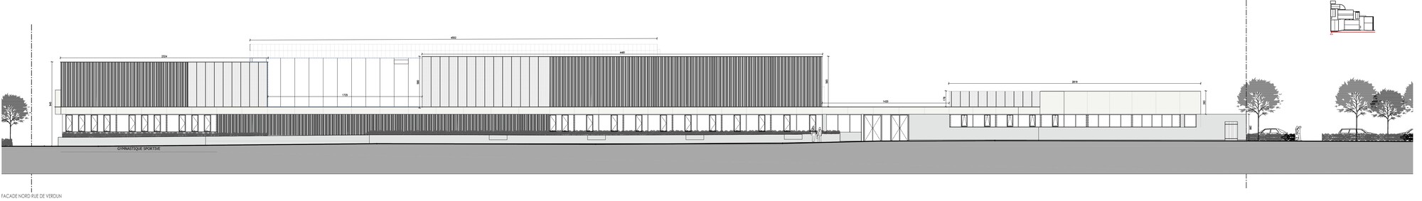Wavrin 体育中心扩建项目丨法国丨ANAA Architectes-43