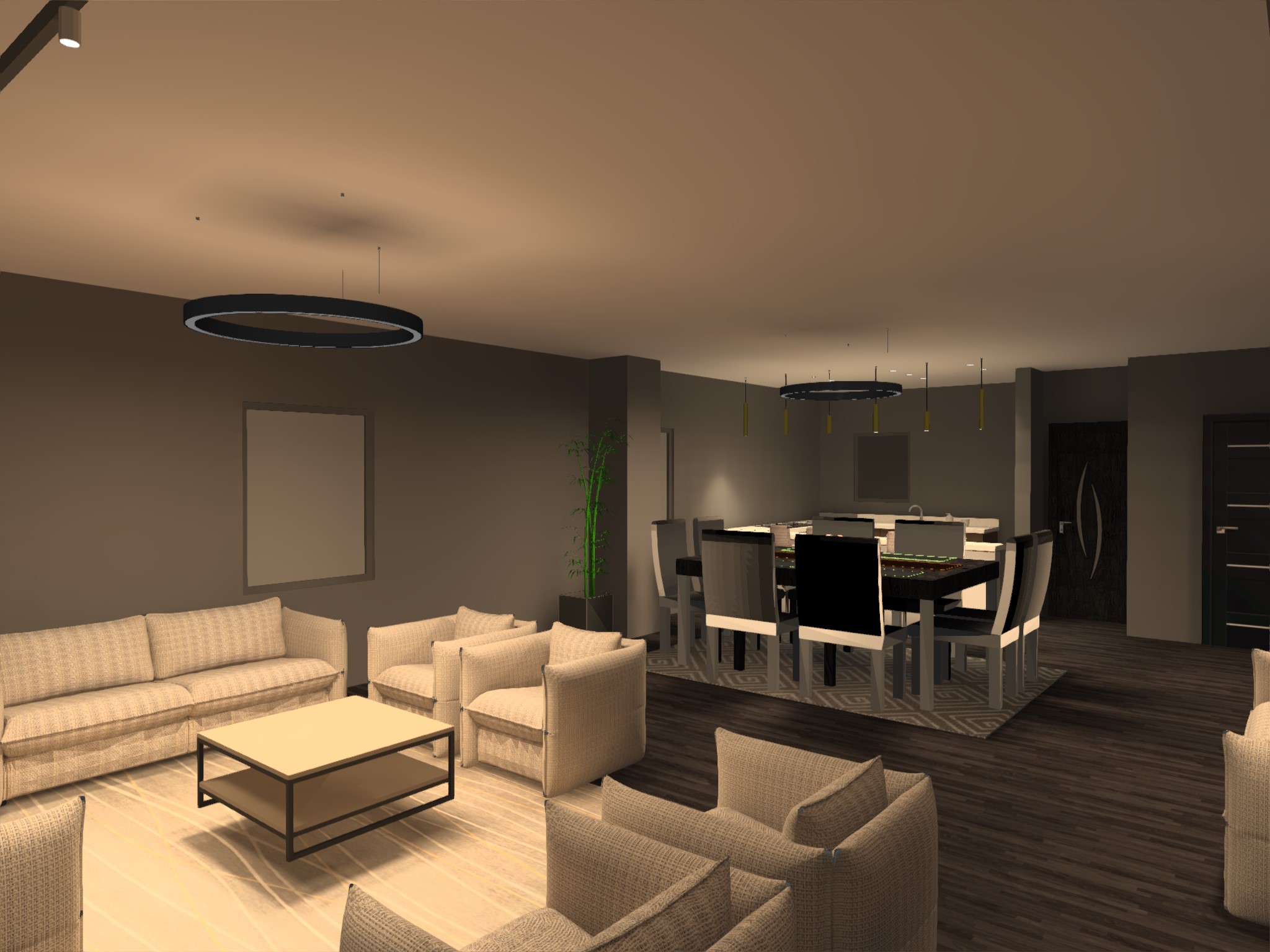 Living room Interior Lighting design-3