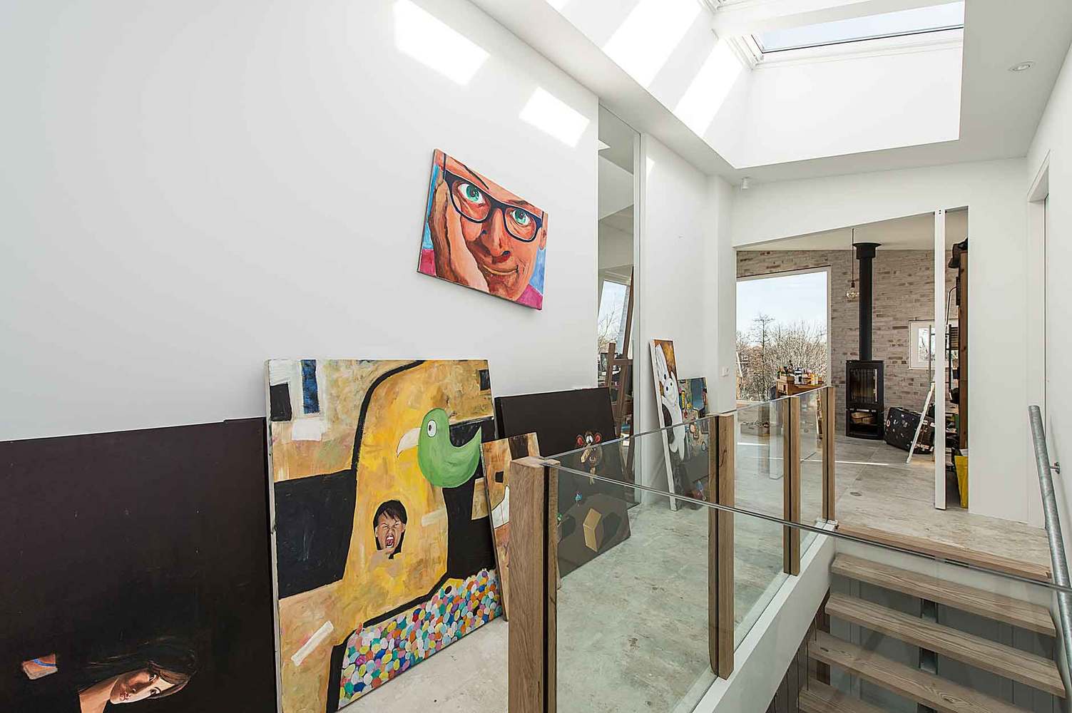 荷兰沙丘上的现代“岩石”别墅-31