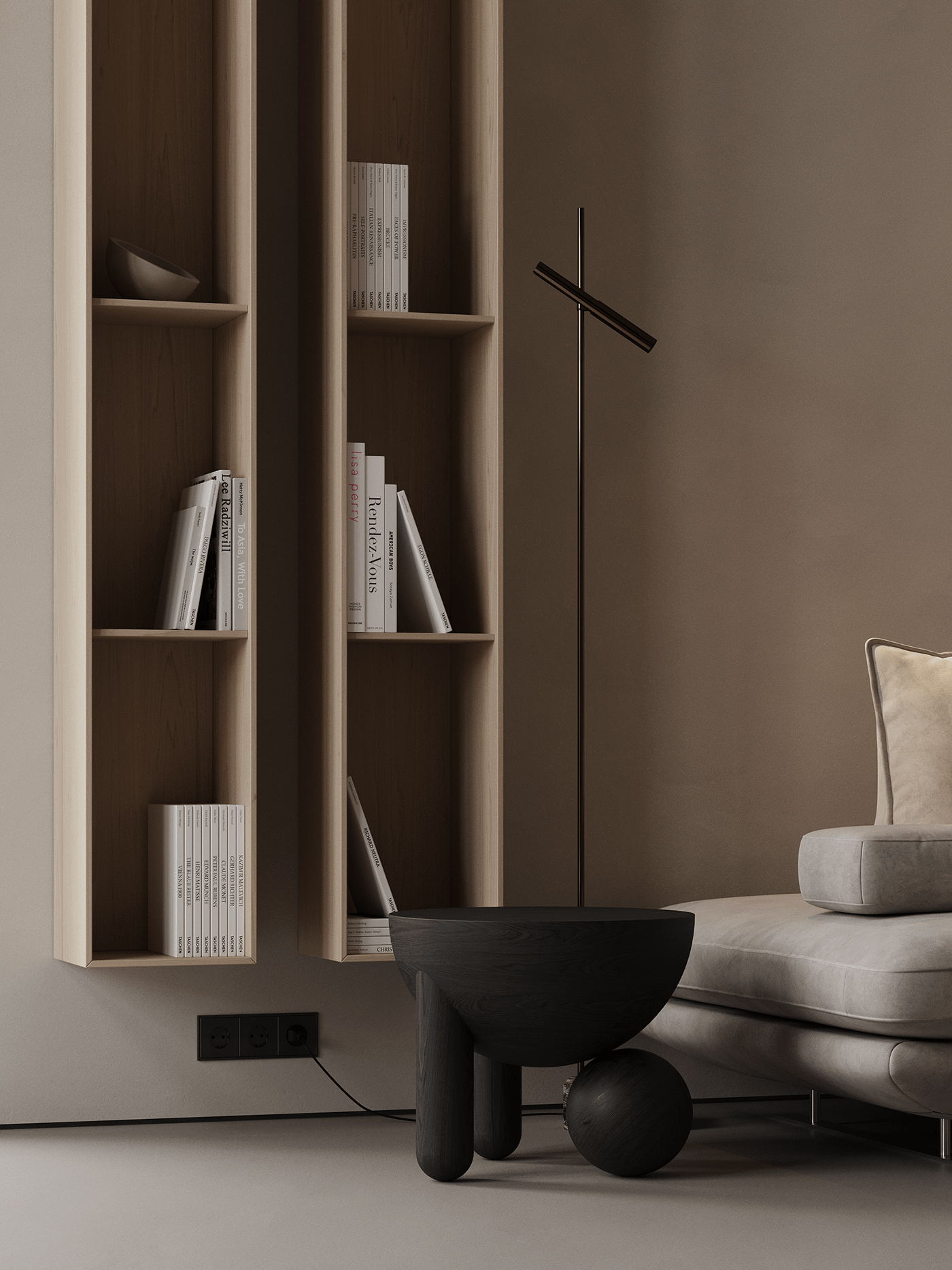 中性色系公寓设计 这也太高级了吧-3