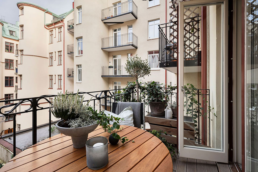 北欧风格清新公寓,色彩碰撞的宁静空间-23