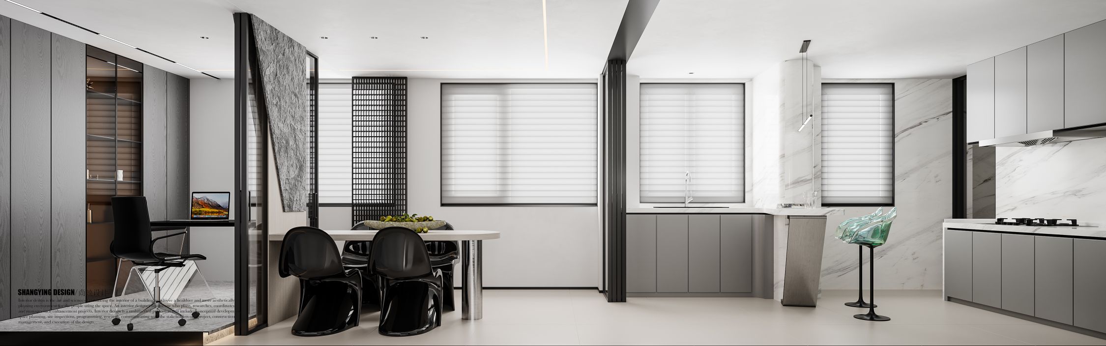 效果图|现代家装空间-6