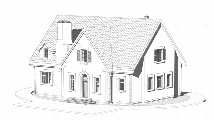 都铎式房屋丨俄罗斯莫斯科丨Anastasiia Muratova-21