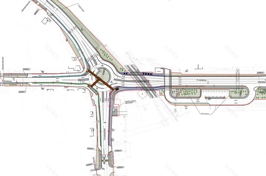 P·Armino和Geležinkelio街道交叉口重建项目-14
