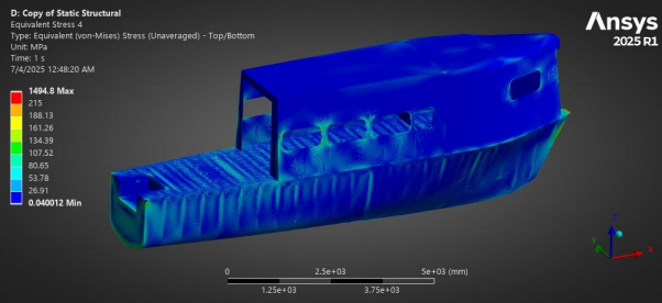 罗马尼亚多瑙河电动单体客船设计-48