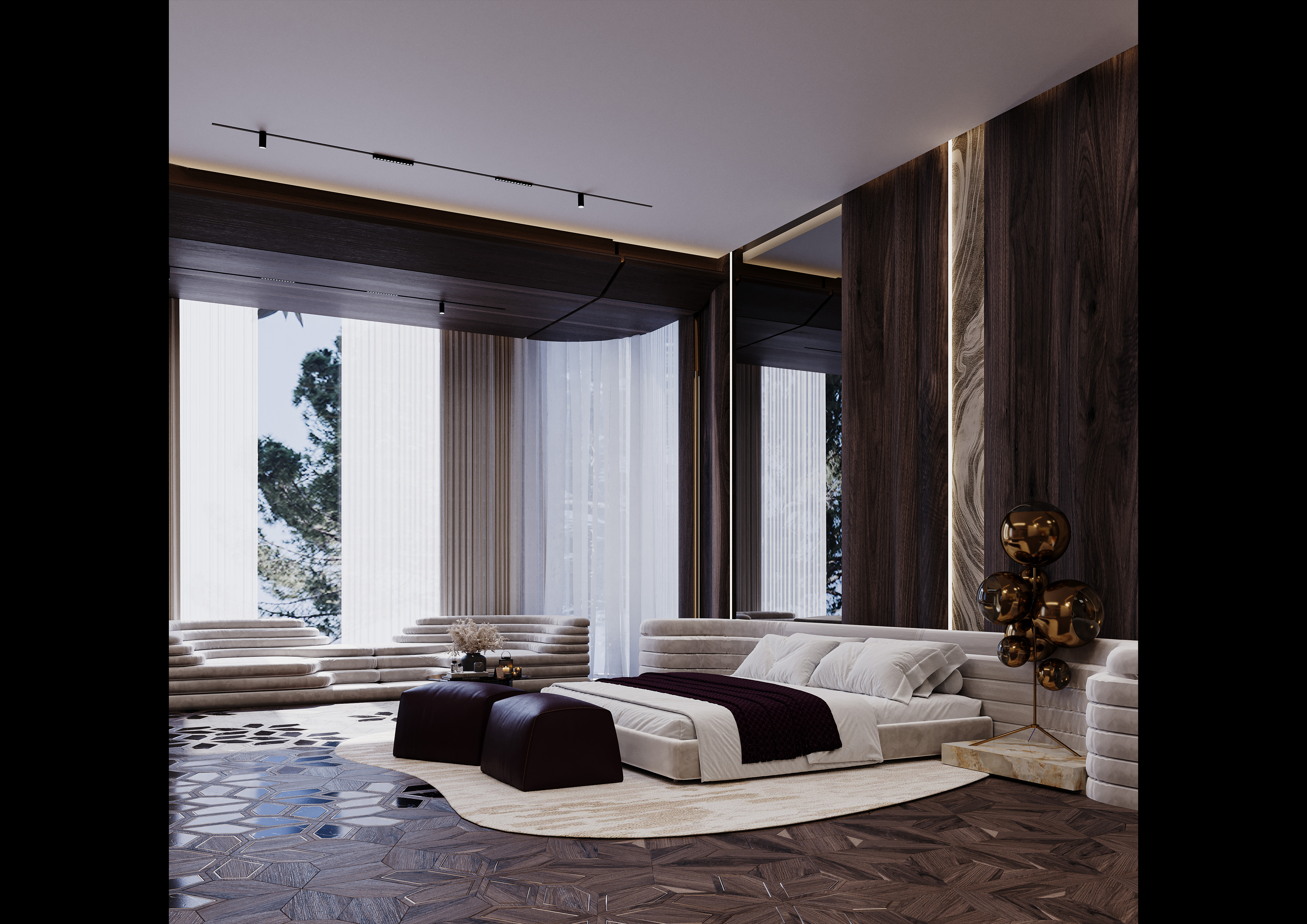 LUXURY & COZY MASTER BEDROOM l PRIVAT VILLA-3