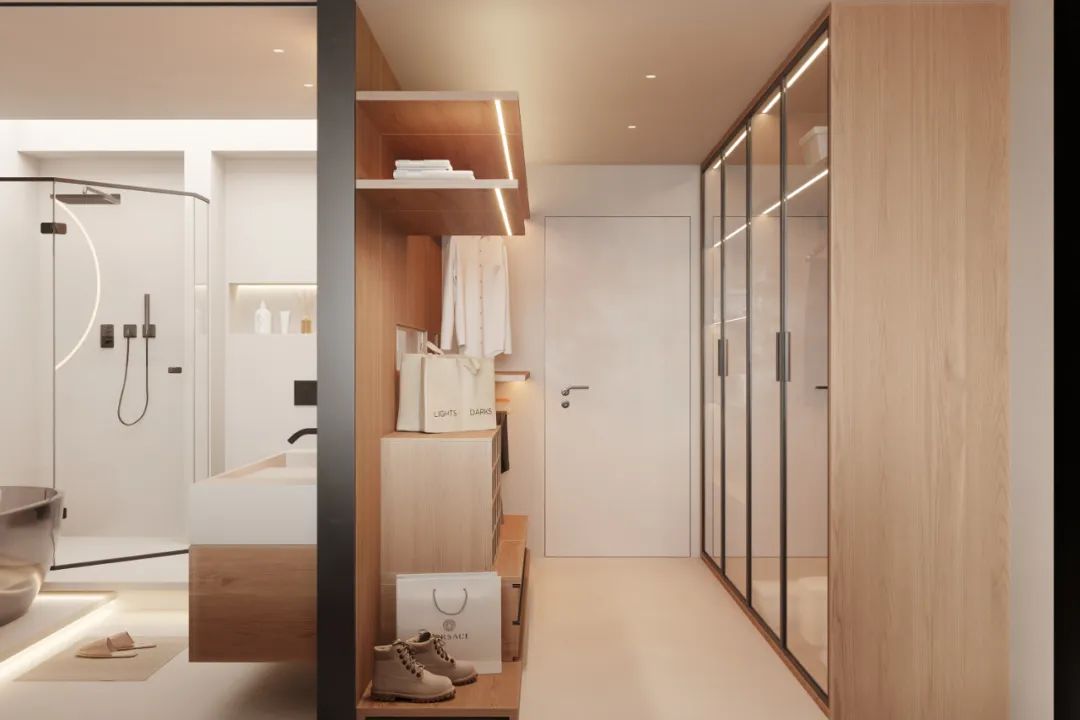 心灵归属之所，恣意的奶油系极简风 | 与空间设计-45