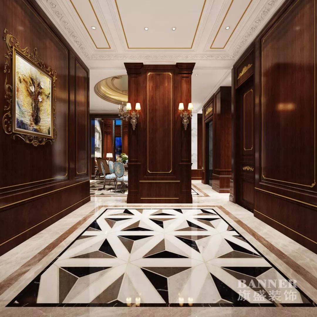 欧式古典奢华,打造永和坊联排别墅艺术空间-53