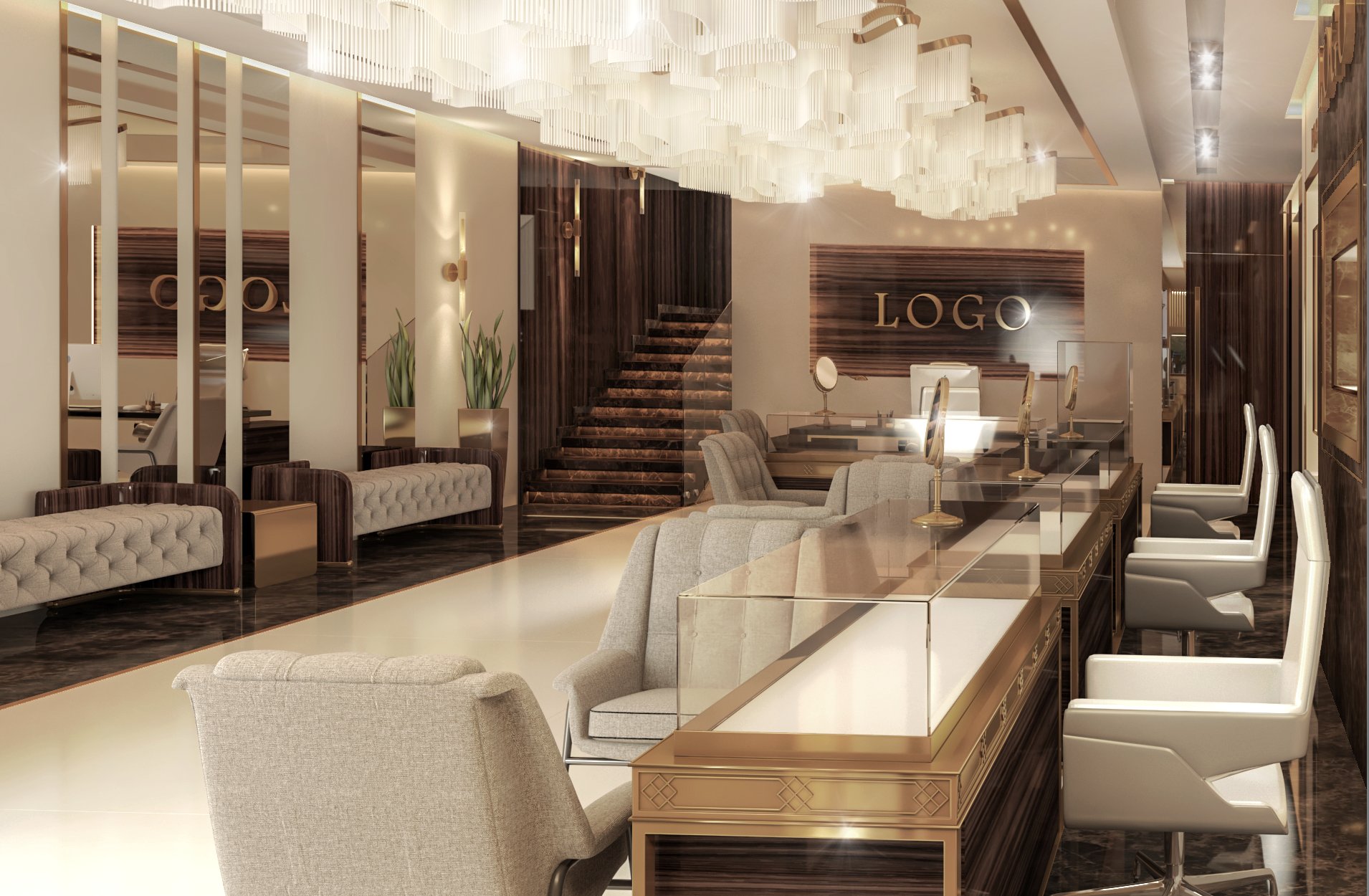 现代珠宝店设计丨埃及开罗丨Nada Mubarak-7