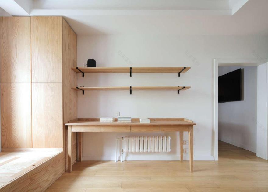 四居室无客厅设计 | 功能齐全,环保实木定制-24