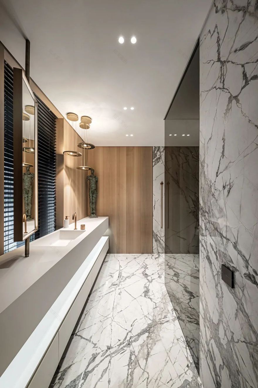 450㎡轻奢质感别墅丨YODEZEEN Architects-32