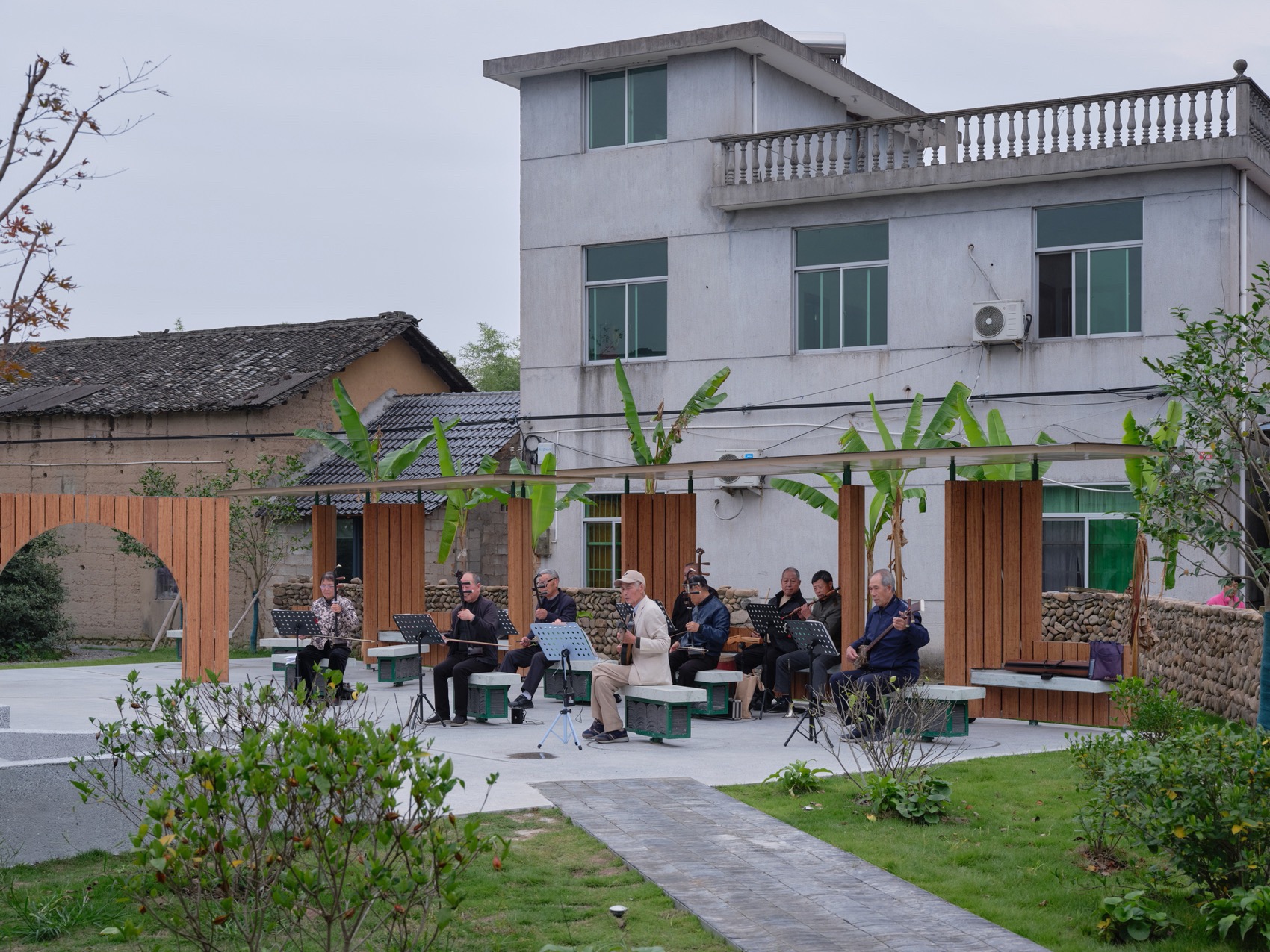 “两个半”·古市镇下街茶广场丨中国浙江丨衍述设计-45