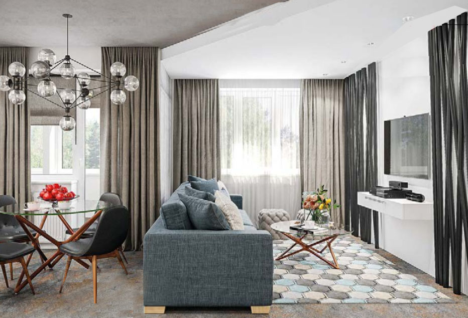 单色室内设计项目-2