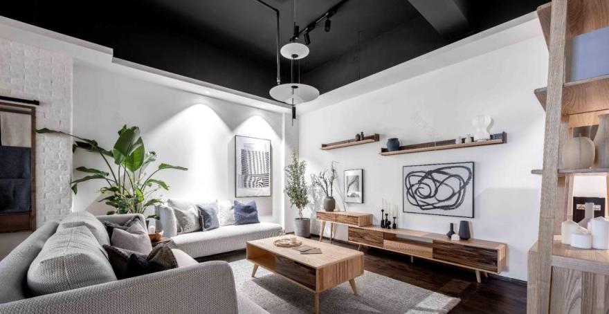 亦舍设计 | 原木与粗陶的原始碰撞,打造和谐居家空间-0